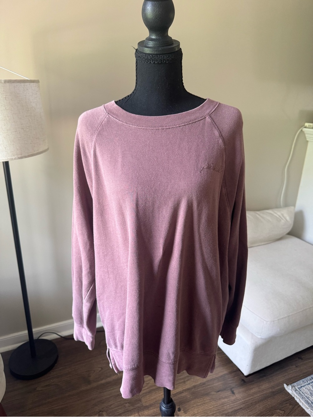 PINK Victoria's Secret Mauve Crewneck Sweatshirt